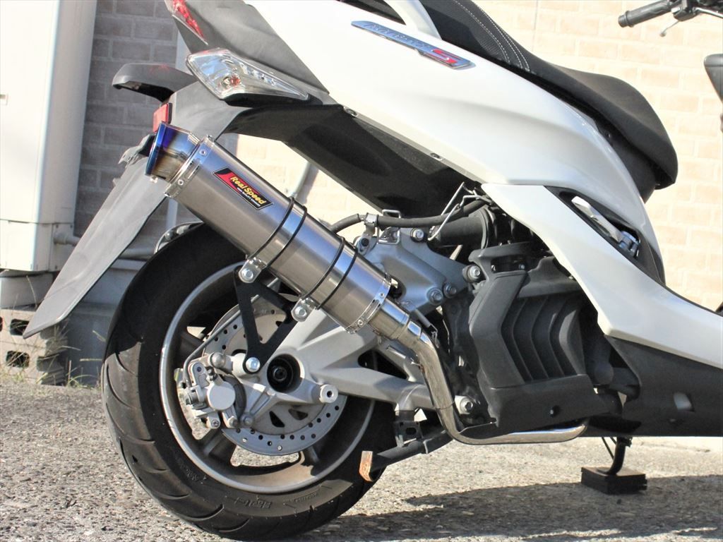 リアルスピード マジェスティS SG28/52J メテオ チタン マフラー Realspeed ( リアルスピード ) マジェスティS SG28J / SG52J メテオ