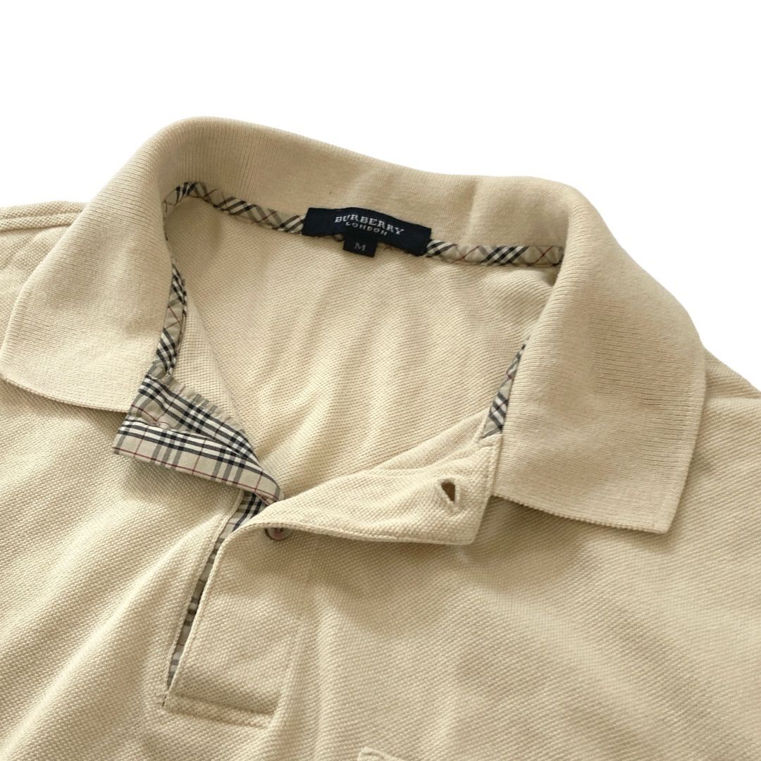 未使用タグ付きBurberry14Y150-160レディースS とてつもなく Mポロシャツ