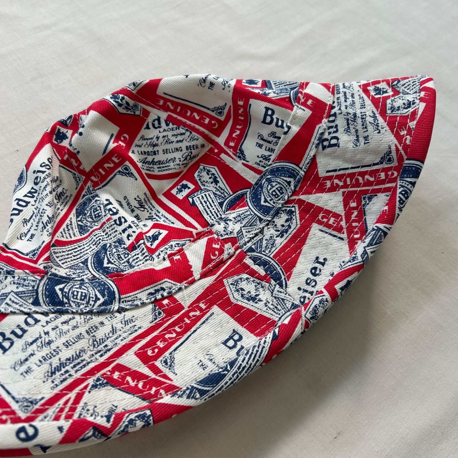 Budweiser バドワイザー 総柄 バケットハット アメカジ USA製 古着 70〜80s Budweiser バケハ 総柄 usa製 アメカジ - メルカリ