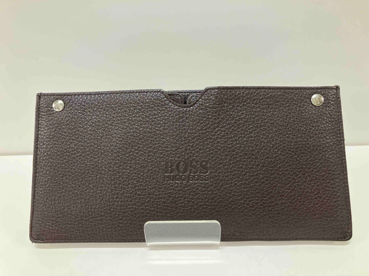 BOSS HUGOBOSS ヒューゴボス 長財布 ロングウォレット ダークブラウン