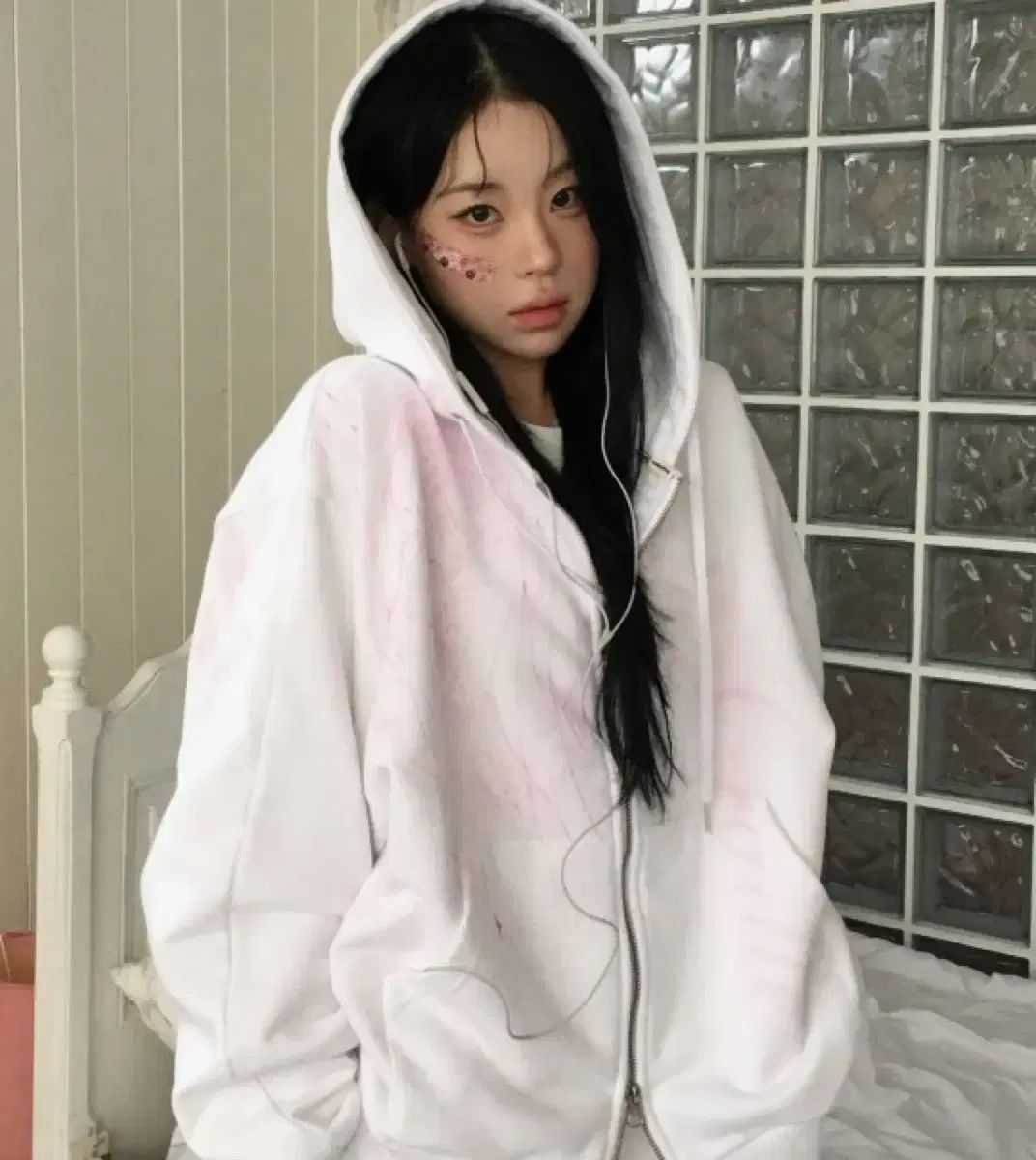 LUVISTRUE しゅごキャラ! キャラチェンジ フードジップアップ 白