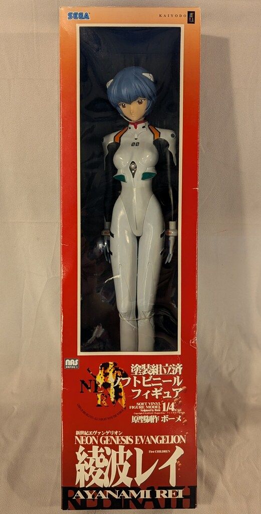 綾波レイ セガ 1/4 塗装組立済みソフトビニールフィギュア 綾波レイ