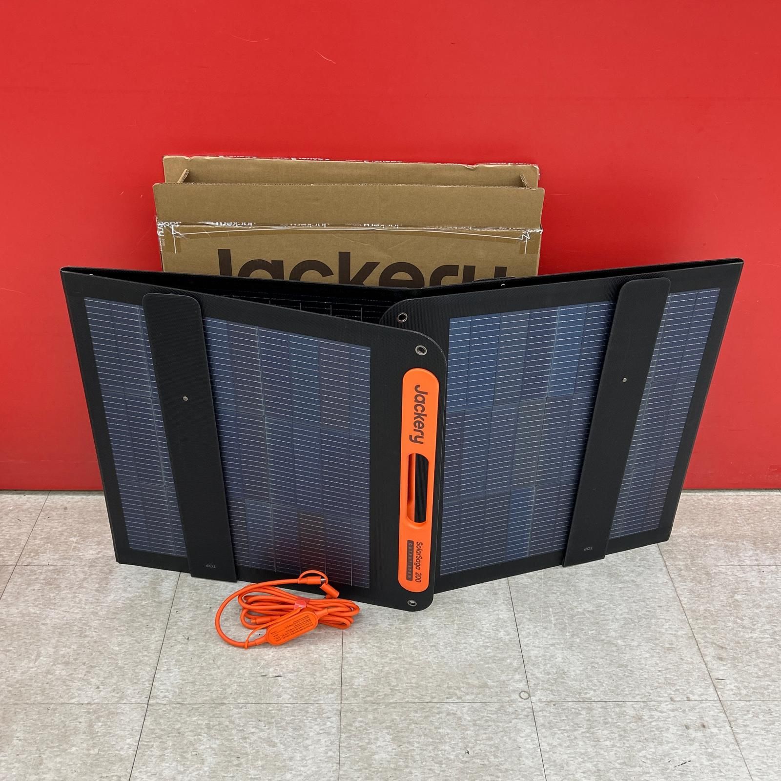 Jackery ソーラーパネル200W JS-200E オレンジ ジャンク品
