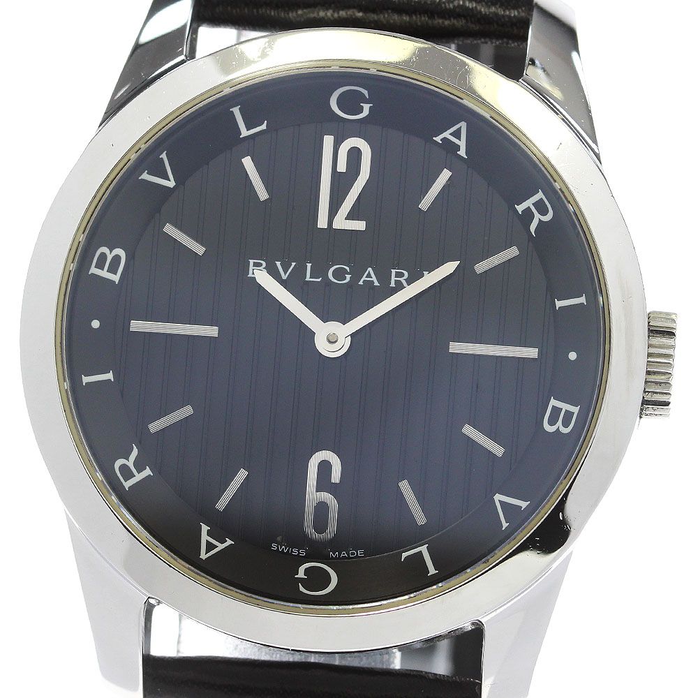 ブルガリ BVLGARI ST37S ソロテンポ クォーツ メンズ保証書付き_837484