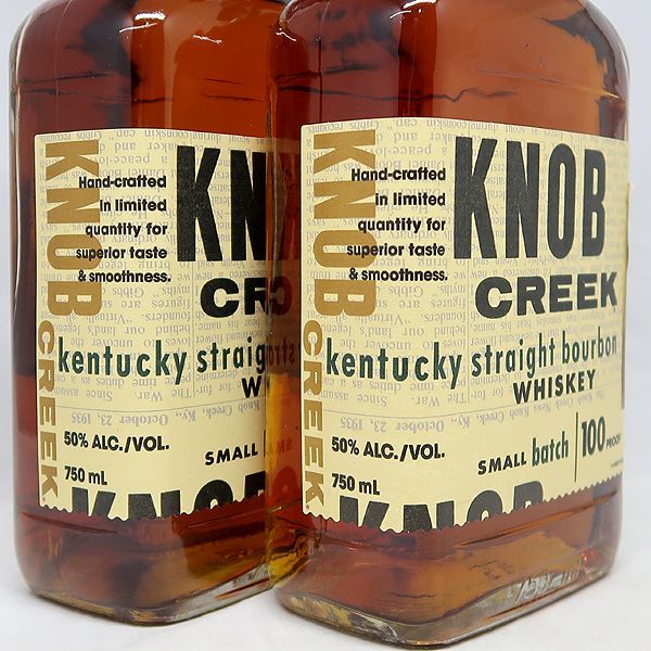 サントリー - 国内正規品 2本 ノブクリーク スモールバッチ 100プルーフ 750ml 2本 KNOB CREEK （ノブ クリーク） 750ml