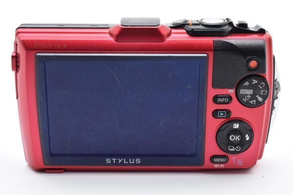 ☆良品☆ Olympus オリンパス TG-4 Tough レッド #398 OLYMPUS TG-4
