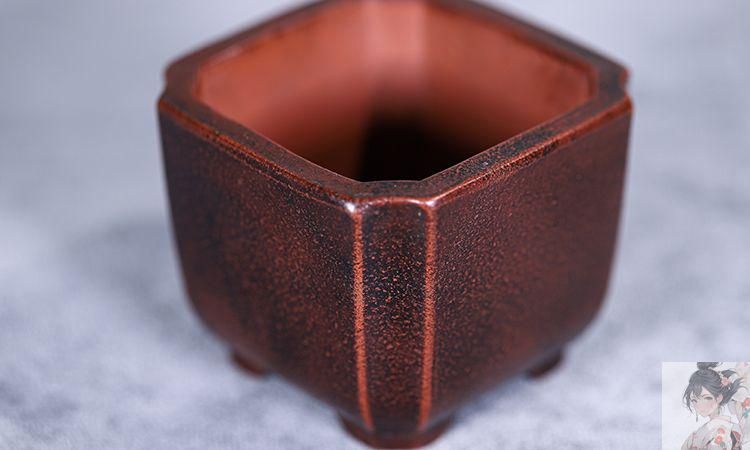 精品四方切角鉢 多肉古典鉢 紫砂の鉢 盆栽鉢 植木鉢 小品盆栽鉢