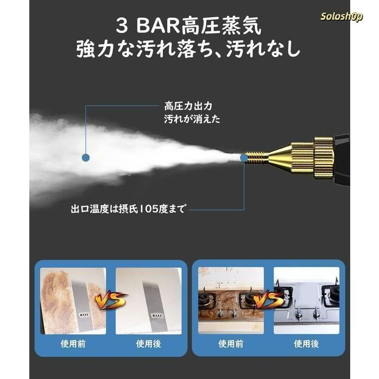 高圧洗浄　スチームクリーナー　レディ　新品未使用 新品・未使用】 スチームクリーナー ハンディ 高温 高圧 蒸気