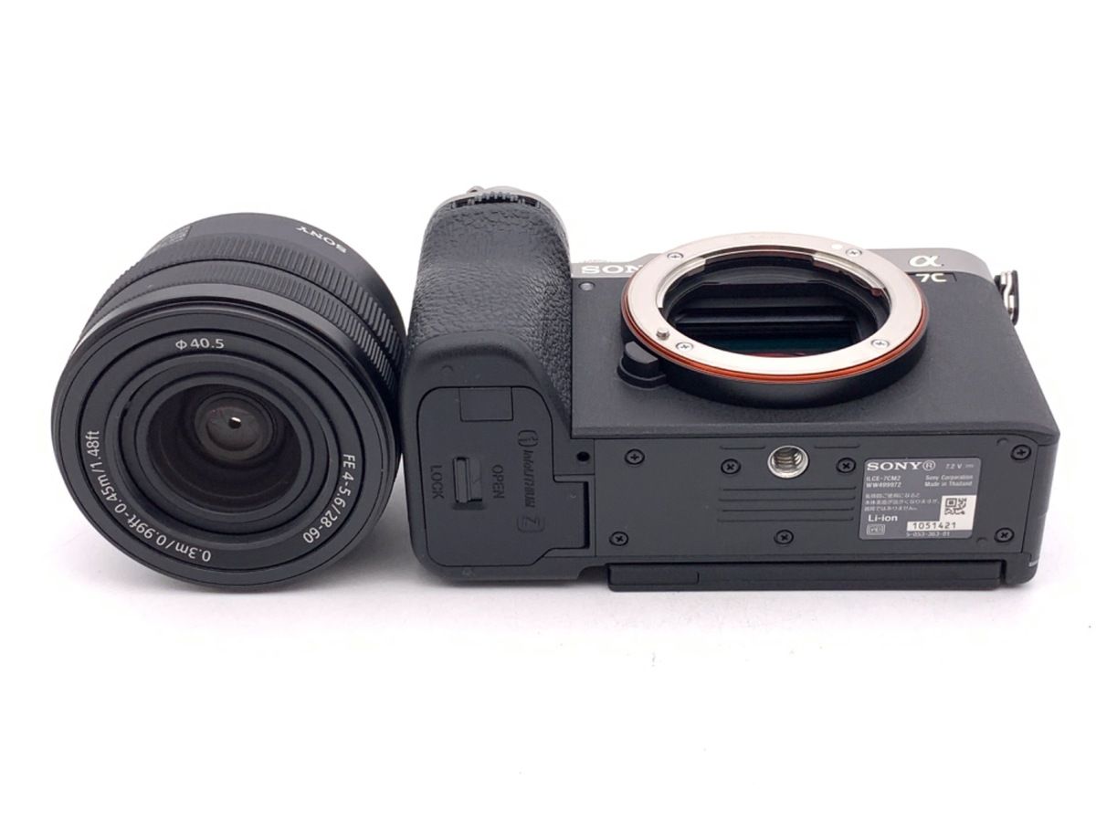 美品 SONY α7C II ILCE-7CM2L シルバー レンズキット α7C II ILCE-7CM2L ズームレンズキット [シルバー]の製品画像