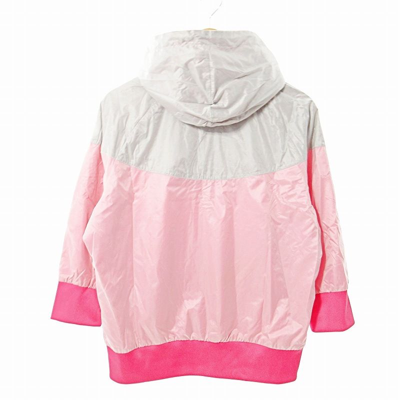 NIKE　ウインドブレーカー　ナイロンジャケット　ブルゾン　XL ピンク グレー ナイキ NIKE ウィンドランナー ウィンドブレーカー ナイロン