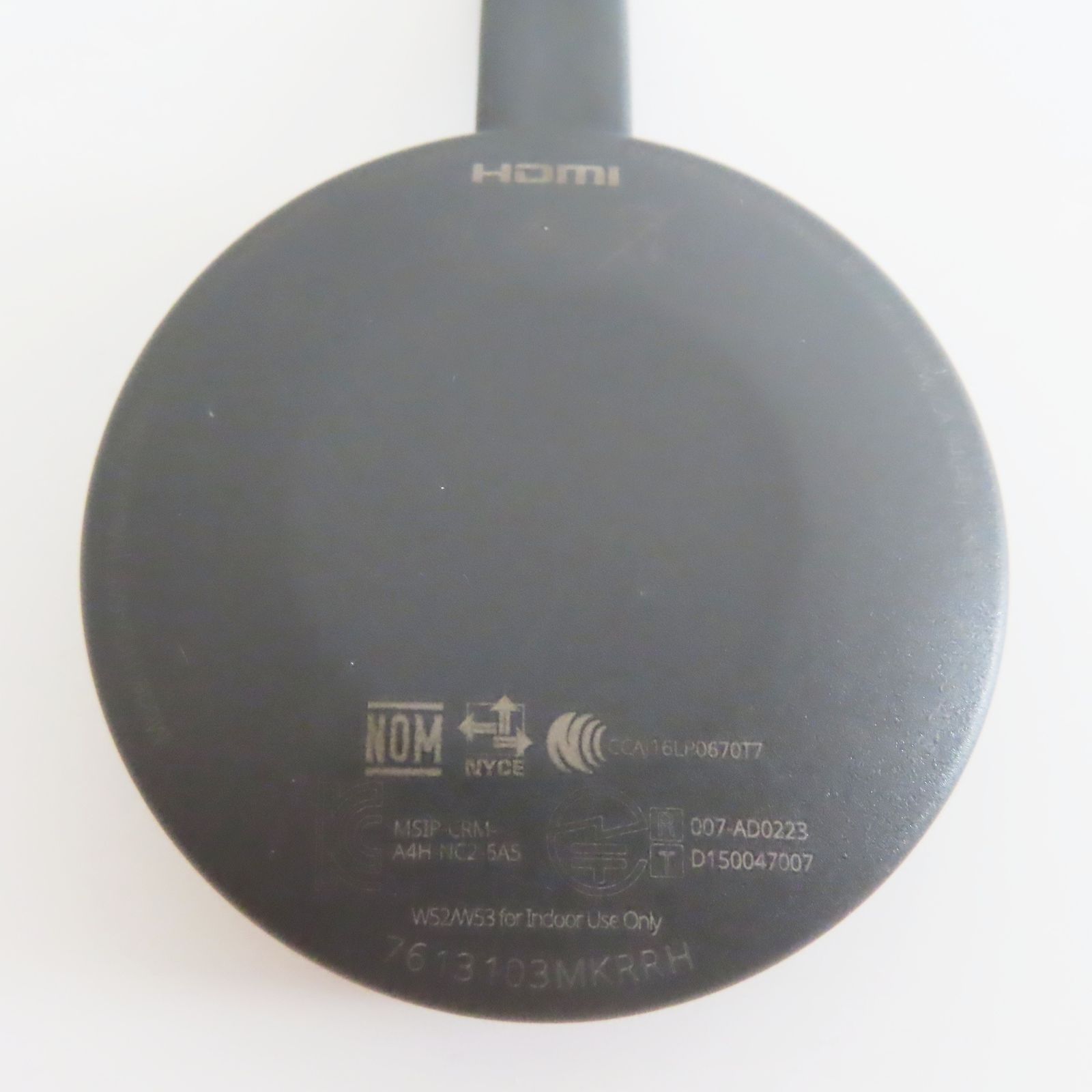 T09 動作確認・初期化済 Google Chromecast 第2世代 NC2-6A5 付属品完品