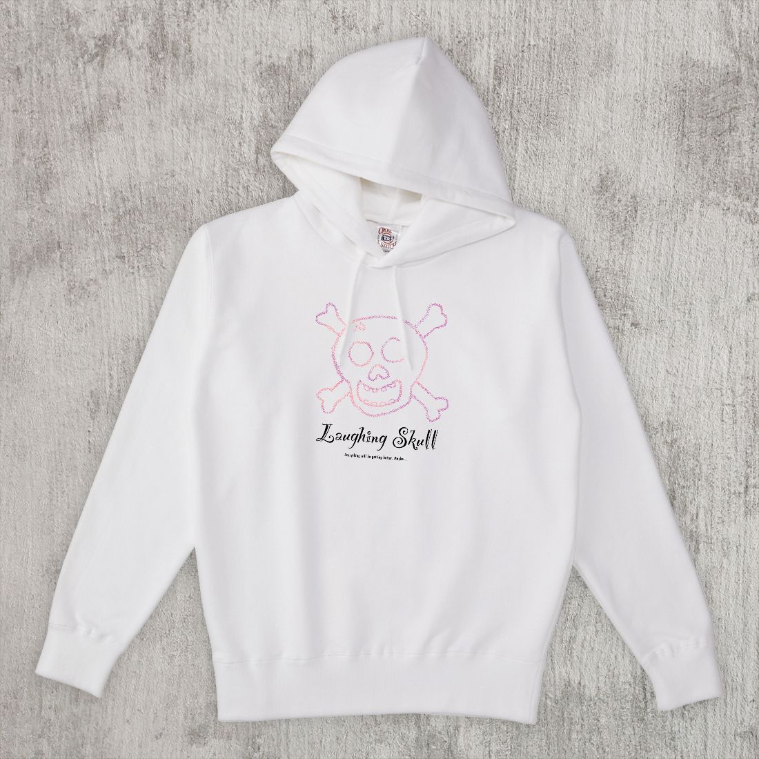 グラフィックパーカー　Laughing Skull Color -Parka-