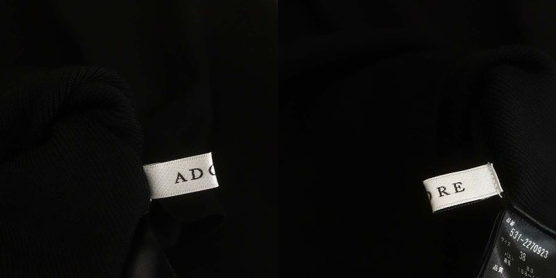 アドーア ADORE シアードッキングニットトップス セーター 長袖 アドーア ADORE シアードッキングニットトップス セーター 長袖
