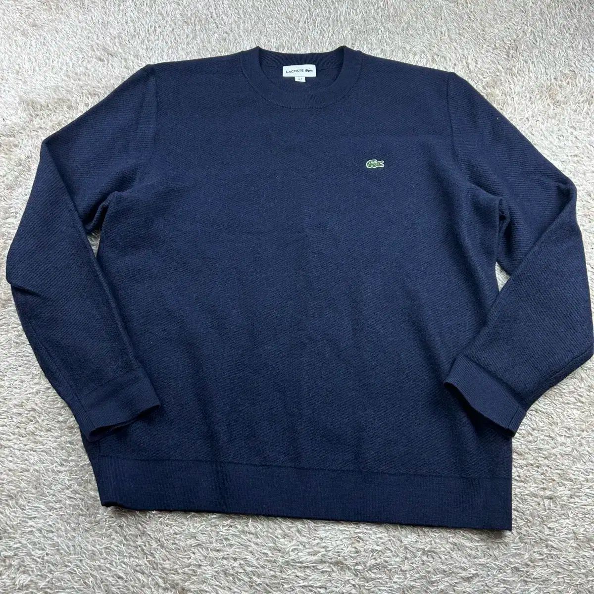 LACOSTE ラコステ ウールニット ネイビー 105