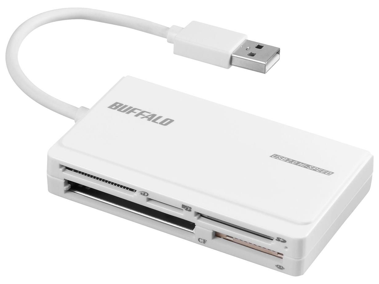 【新品・4営業日で発送】BSCR508U2WH BSCR508U2WH マルチカードリーダー BSCR508U2シリーズ ホワイト USB2.0／1.1 
