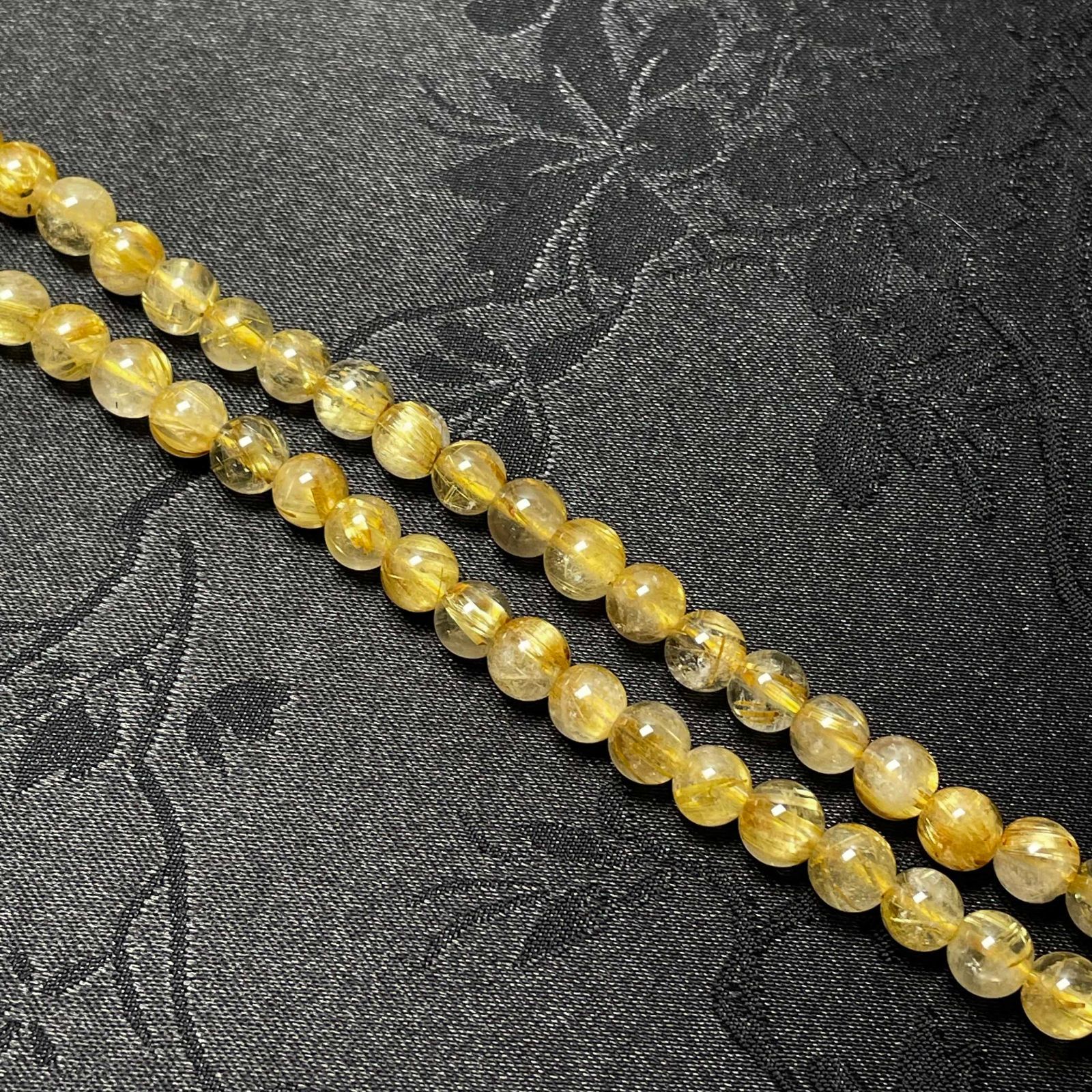 綺麗 EU製 ☆黄金タイチンルチル☆黄金針水晶 ゴールド 金運