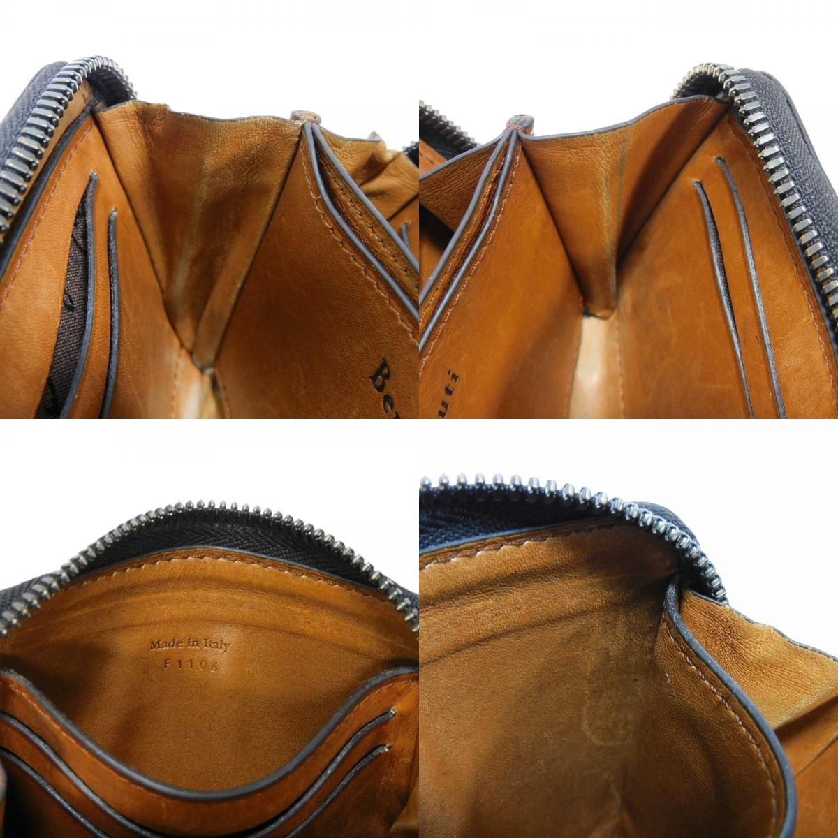 ベルルッティ ワパ カリグラフィー スクリット レザー ラウンドジップ 財布 Berluti ベルルッティ ワパ スクリットレザー ジップ コイン