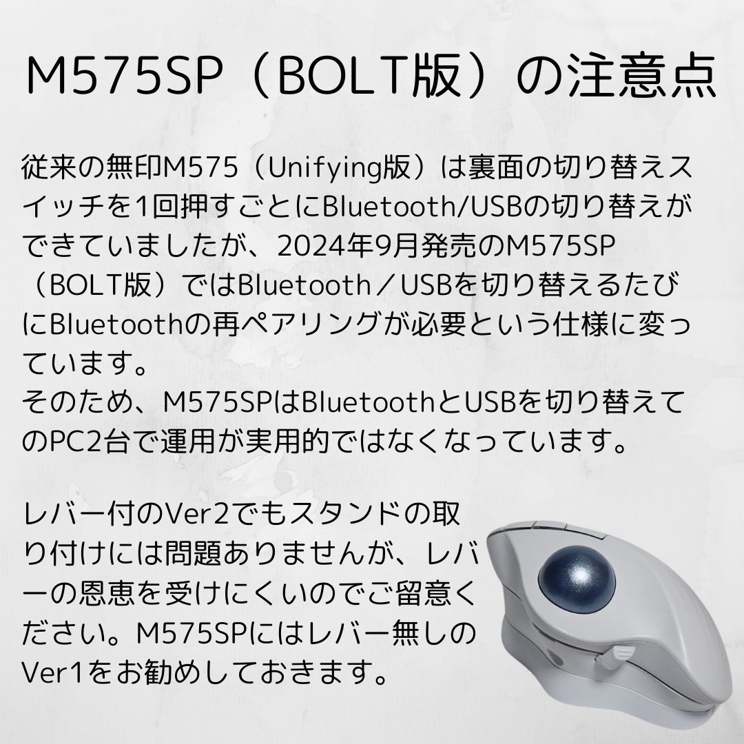 LogicoolトラックボールM575用傾斜スタンドver1 15〜45度 - メルカリ