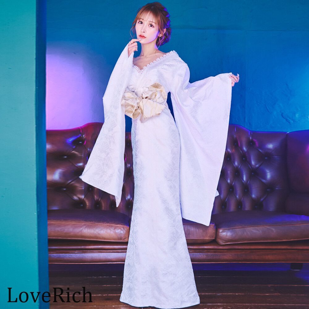 LoveRich ラブリッチ 【2カラー】ロング レースマーメイド