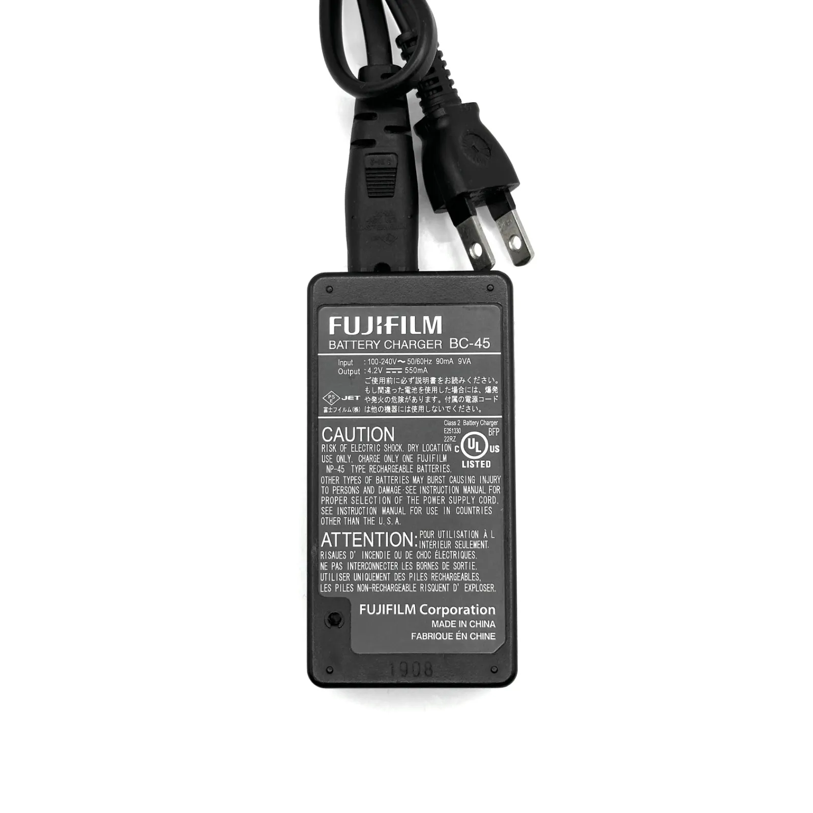 FUJIFILM BC-45 富士フイルム 純正 チャージャー 充電器 バッテリー 