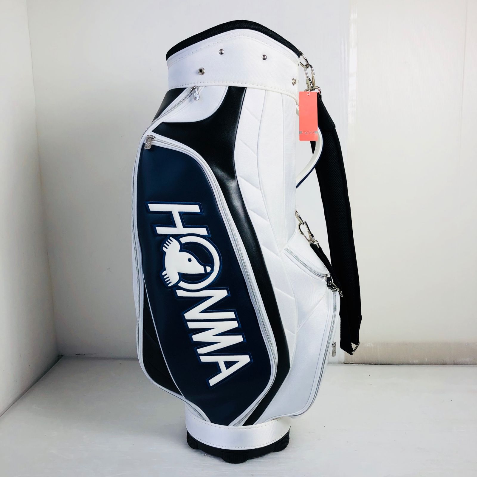 HONMA GOLF ホンマ キャディバッグ9型【ホワイト】新品！ 未使用品 HONMA ホンマ 9インチ ホワイト キャディバッグ ゴルフ