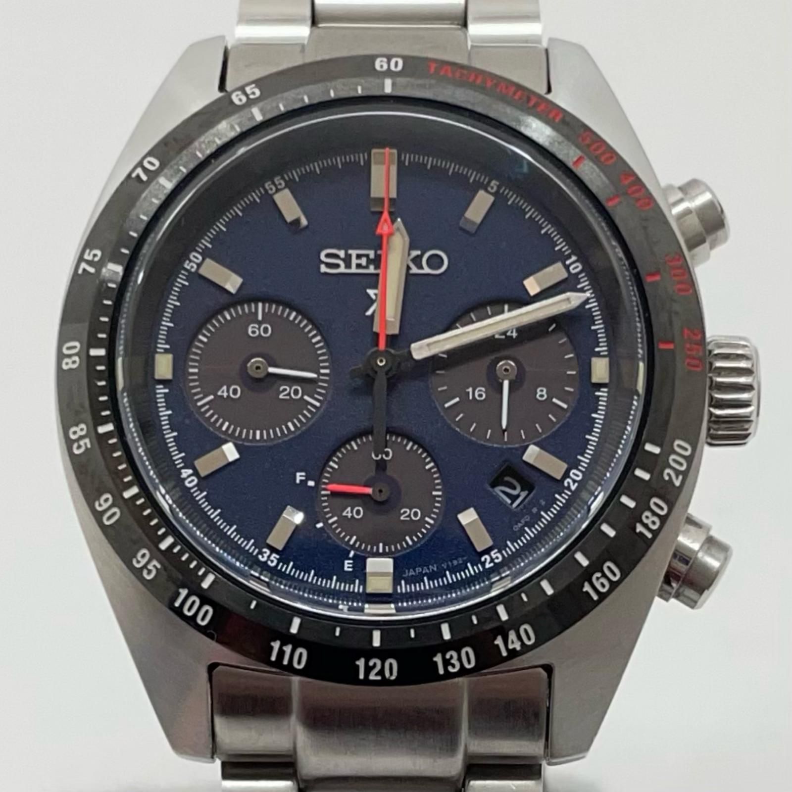 SEIKO セイコー PROSPEX SPEEDTIMER 腕時計 ブルー×シルバー 尾張小牧店 WWW_NOITHATQUANGTHANH_NET