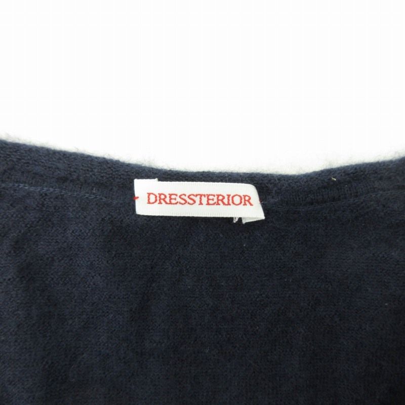 ドレステリア DRESSTERIOR ニット カットソー カシミヤ100% V ドレステリア DRESSTERIOR ニット カットソー カシミヤ100% V