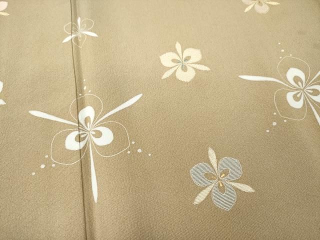 平和屋着物○訪問着 作家物 刺繍 舞花文 正絹 逸品 CAAR8106vf 平和屋