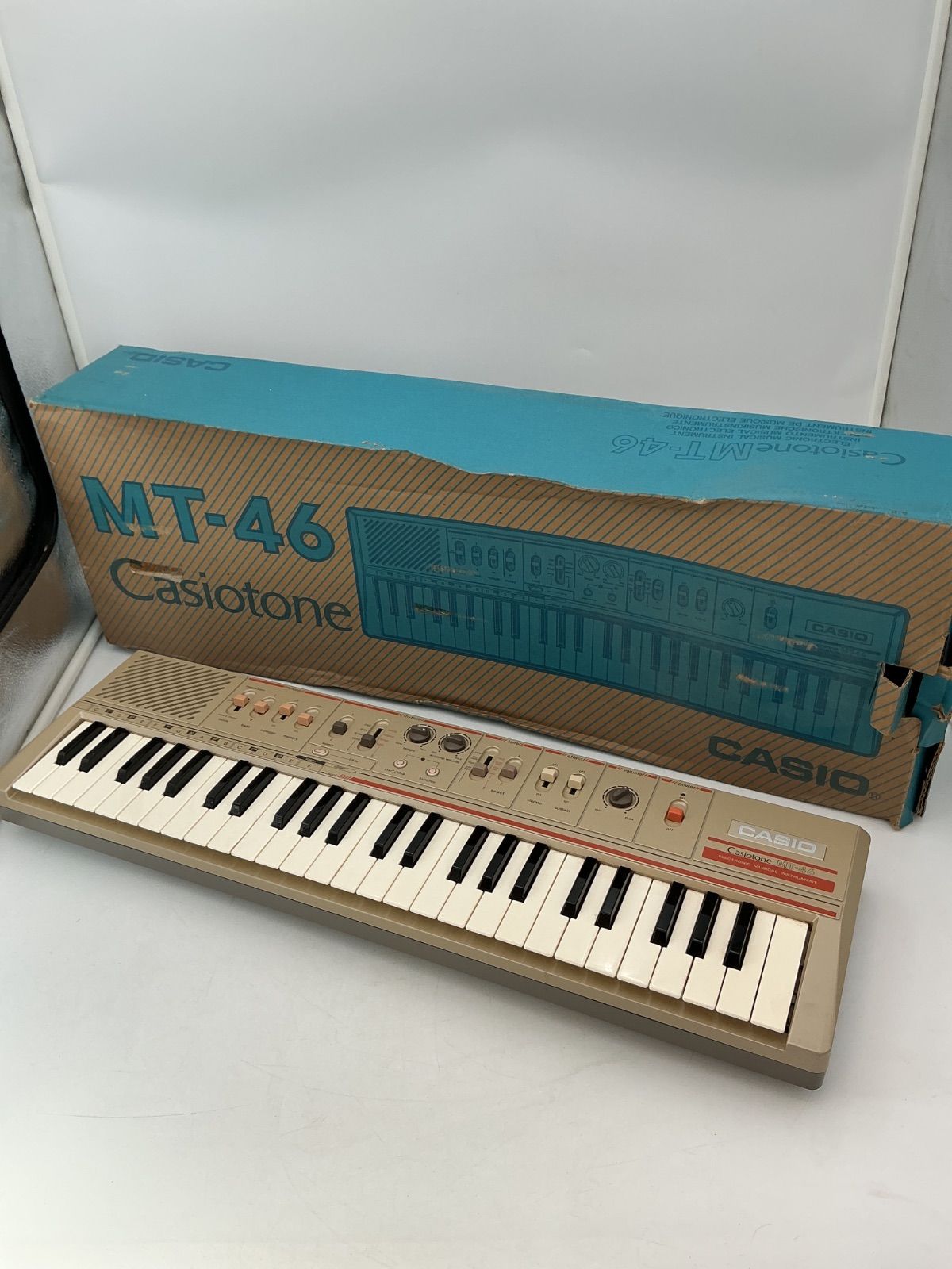 CASIO Casiotone MT-46 ヴィンテージ 電子ピアノ - メルカリ