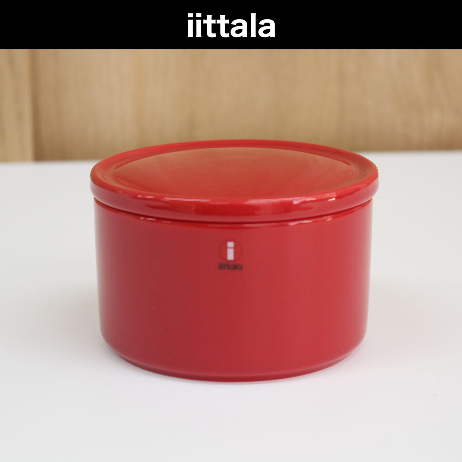 A748】iittala Purnukka ジャー ホワイト プルヌッカ 赤 - メルカリ