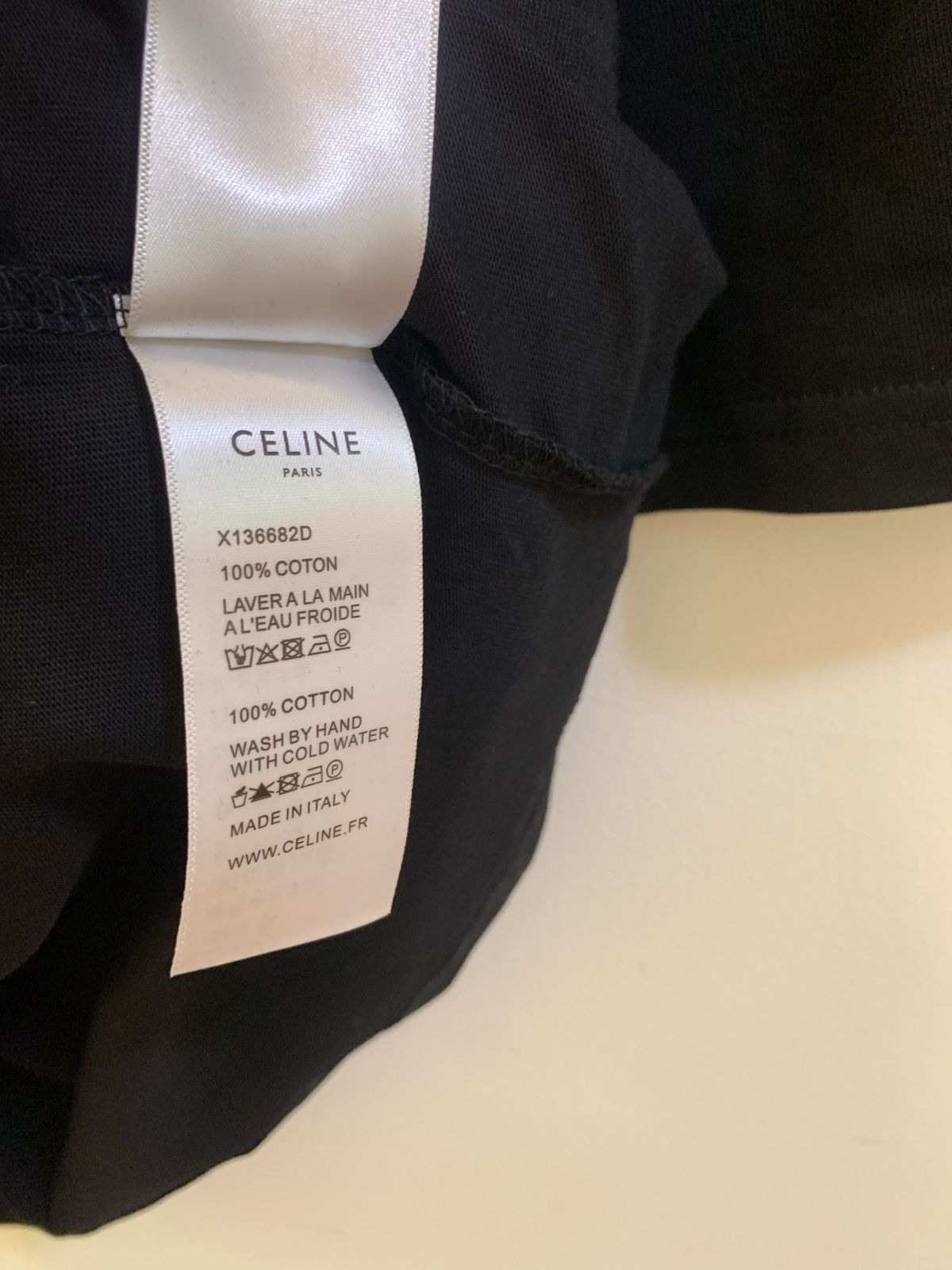 メゾン CELINE セリーヌ 半袖 Tシャツ ブラック