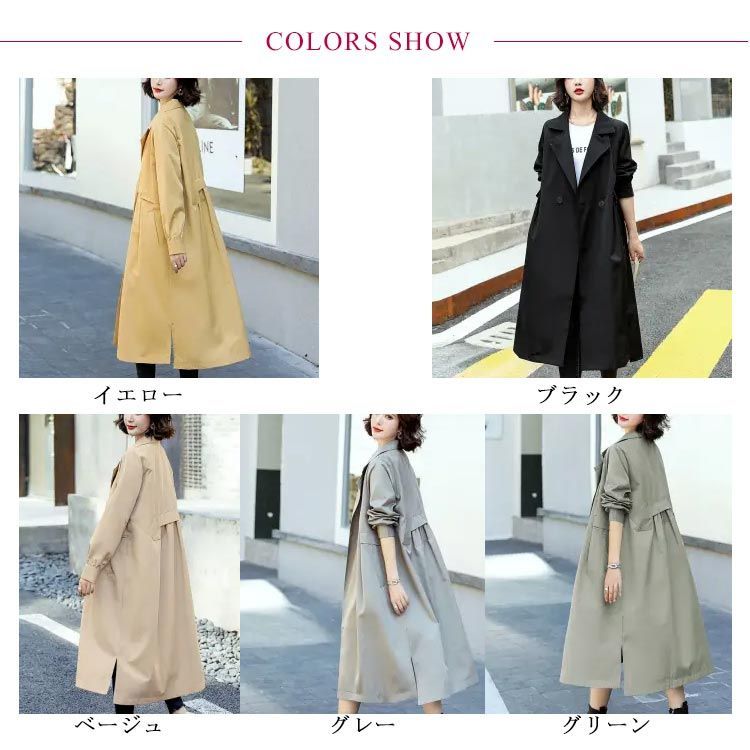 都内で ロング丈トレンチコート ロング レディース トレンチコート ジャケット・アウター