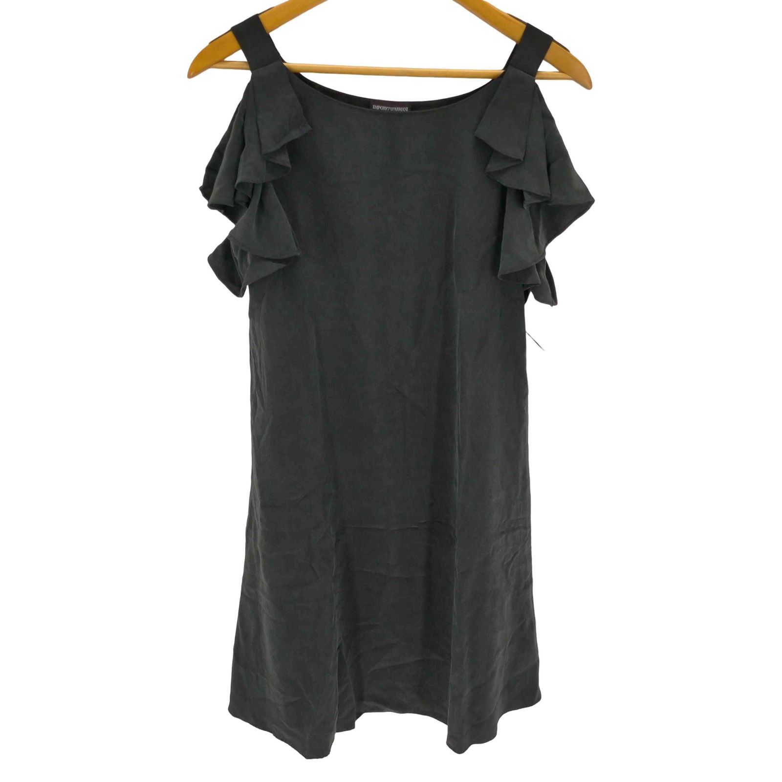 美品　GiorgioArmani ジョルジオアルマーニ　フリル　ワンピース 美品 GiorgioArmani ジョルジオアルマーニ フリル ワンピース