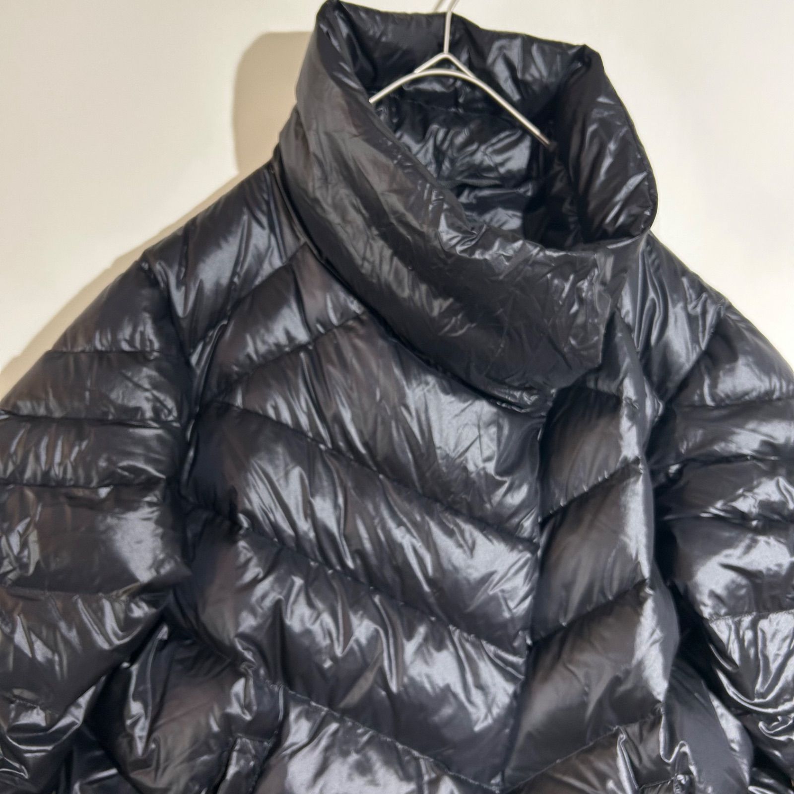 ディーゼル DIESEL ダウンコート ダウンジャケット オーバーサイズ ブラック 黒 XXS パファー スタンドカラー