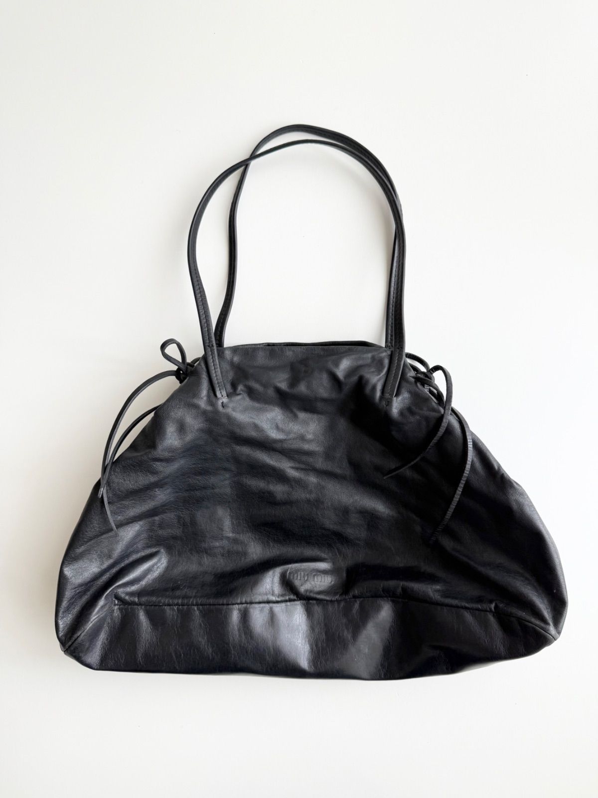 2000s MIU MIU LEATHER SHOULDER BAG ミュウミュウ 2000年代 archive 