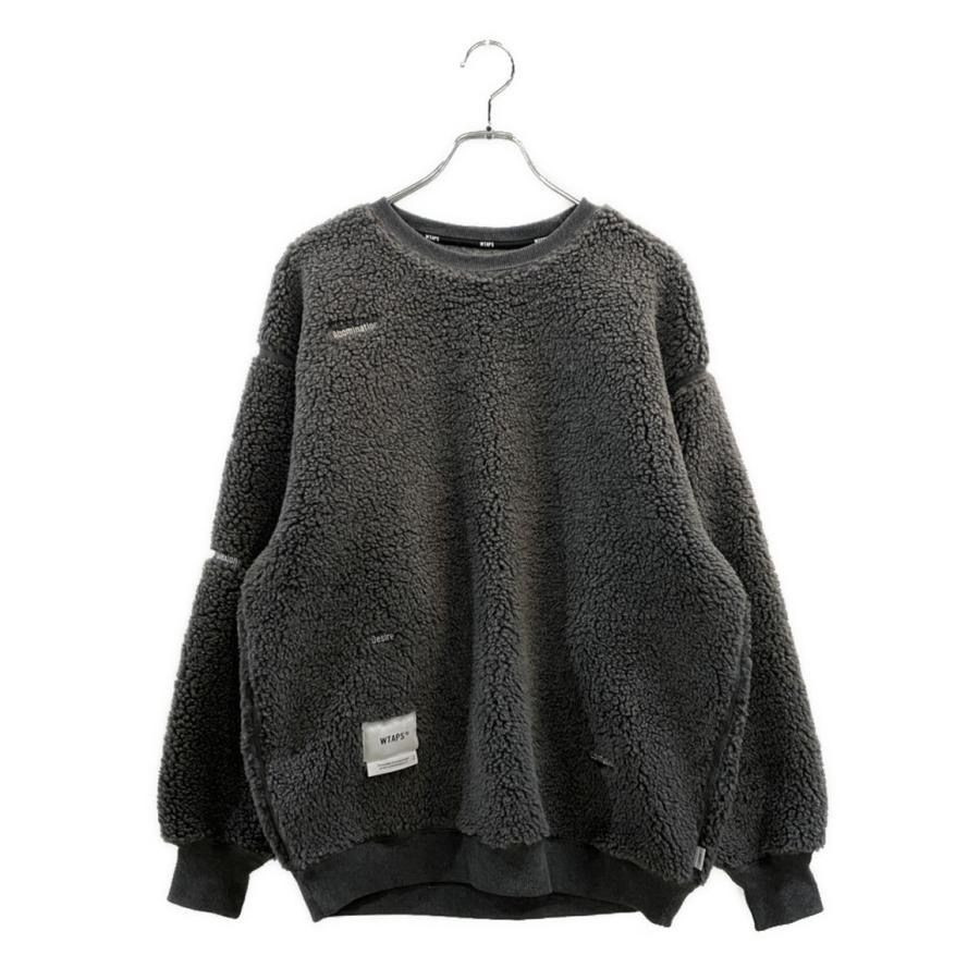WTAPS BC SWEATER POAC ダブルタップス フリース スウェット グレー サイズ02