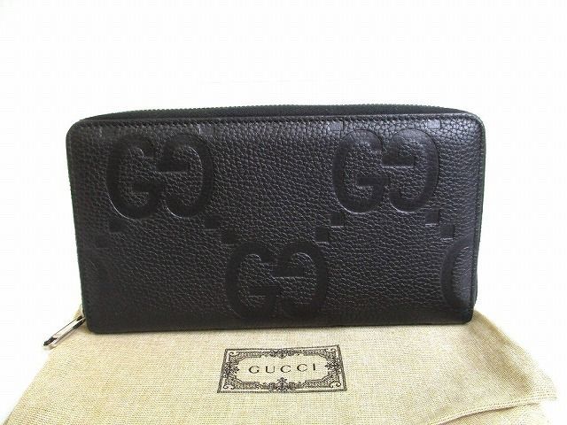 グッチ GUCCI ジャンボ GG ジップウォレット ラウンドファスナ― 長財布