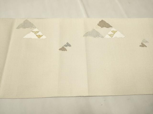 平和屋着物○八寸名古屋帯 作家物 吉祥文 金銀糸 正絹 逸品 CAAT8023hy