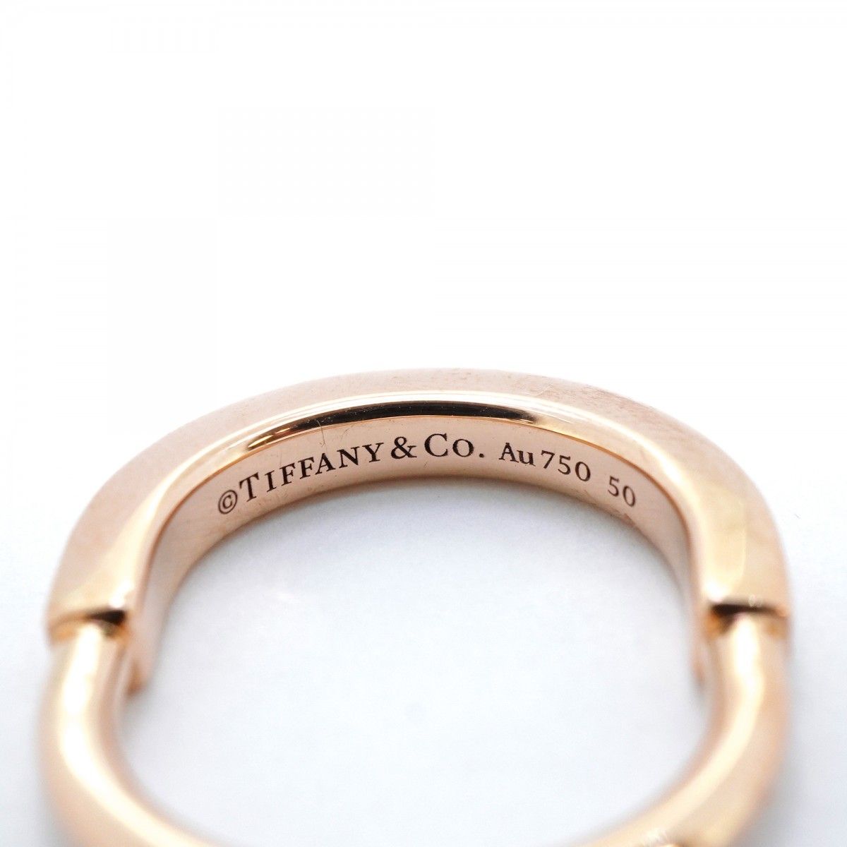 ☆SALE【5jdb0991】ティファニー リング ロック K18PG ピンクゴールド  