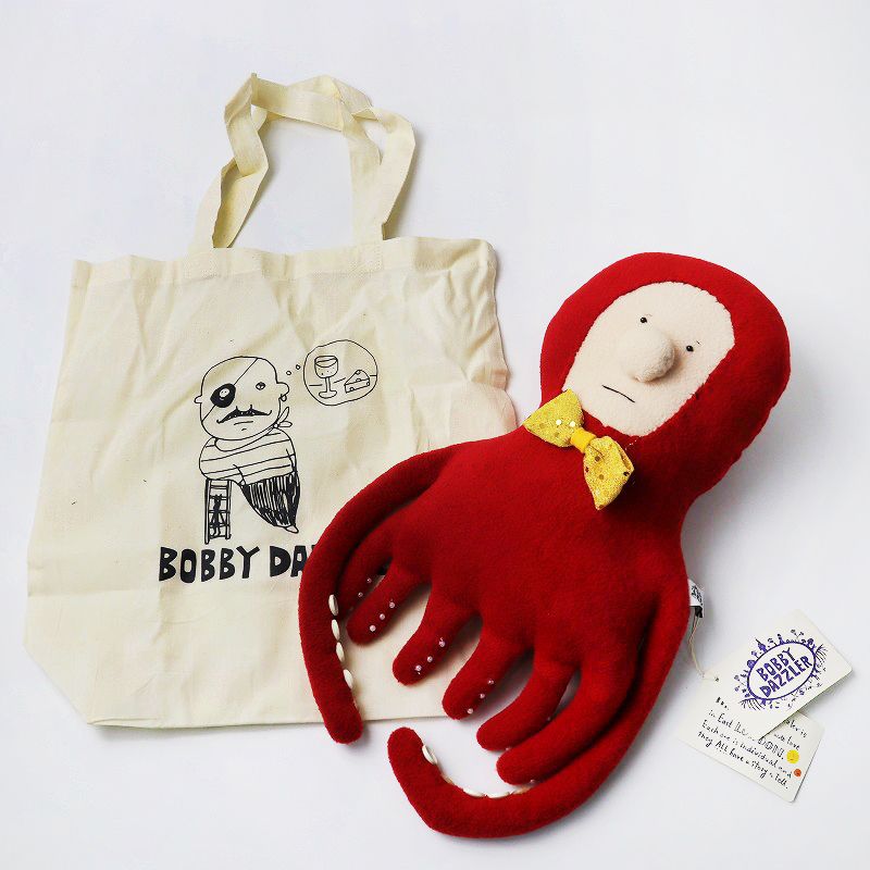 BOBBY DAZZLER 】1点ものぬいぐるみエコバッグ付き
