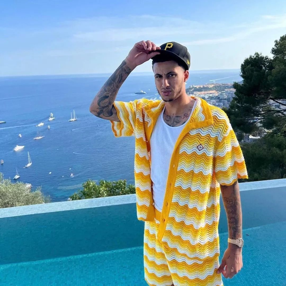 CASABLANCA (カサブランカ)ニットシャツ Mサイズ