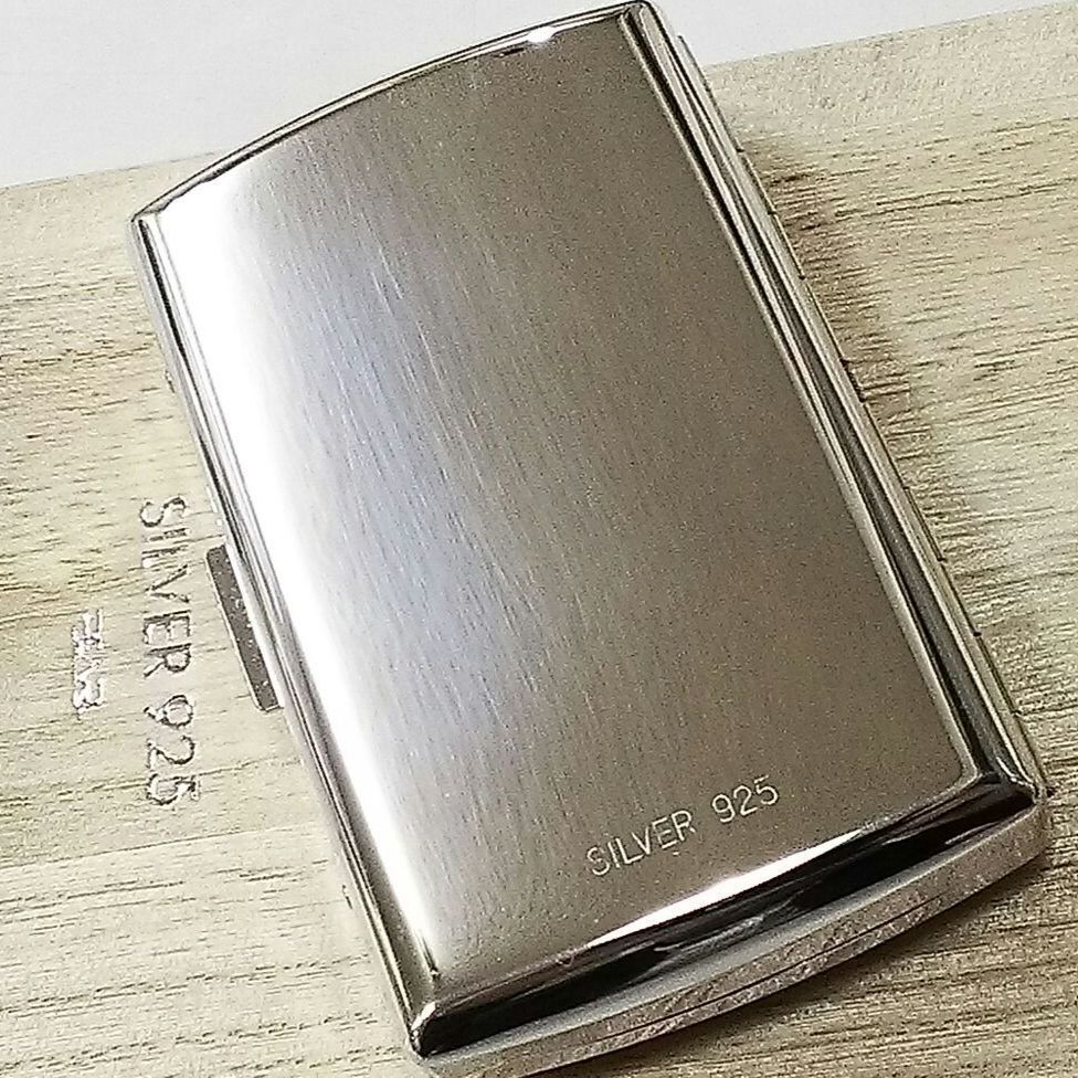 激レア美品 うす エルメス シルバー 卓上 シガレットケース