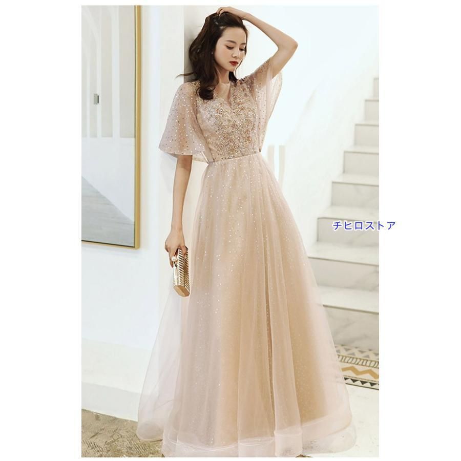 ドレス 大人 ピアノ発表会 ドレス 演奏会 結婚式 フェミニン