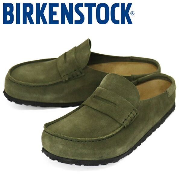 BIRKENSTOCK ビルケンシュトック 1030189 NAPLES WRAPPED ネープルズ ラップ スエードレザーサンダル THYME レギュラー BI479 レギュラー 40-約26.0cm