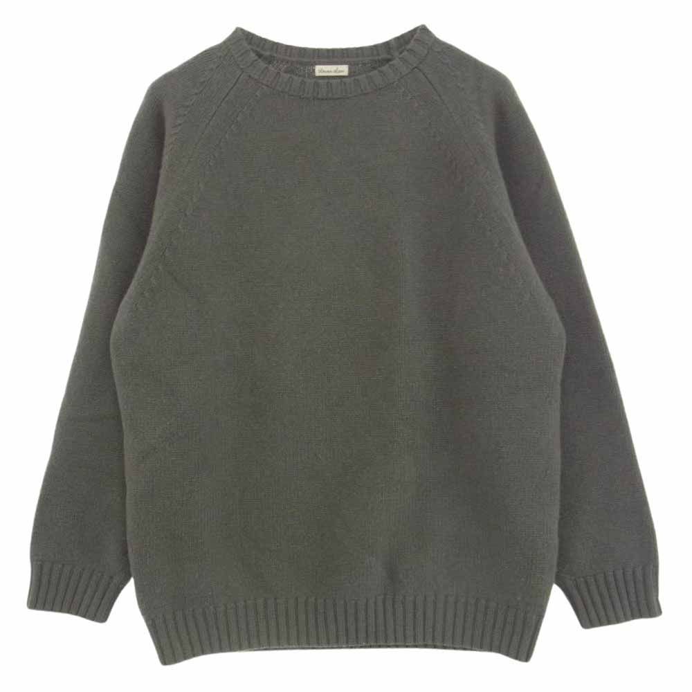 【美品】steven alan ルーズフィット ヘンリーネック ニットT カーキ steven alan ルーズフィット ニット 美品】steven alan ルーズフィット