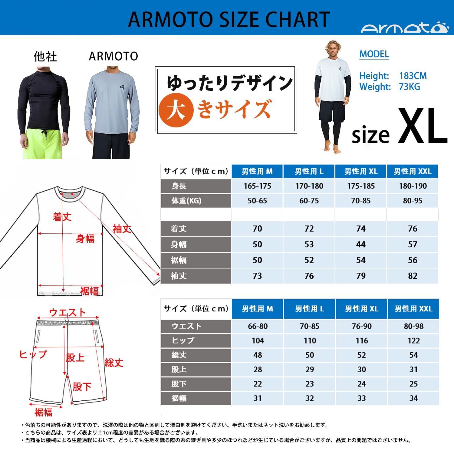 ARMOTO ラッシュガード