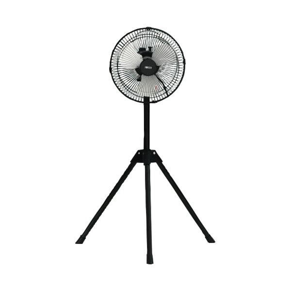 広電25cmアルミ羽根三脚工場扇 ブラック CFF253TMA 1台