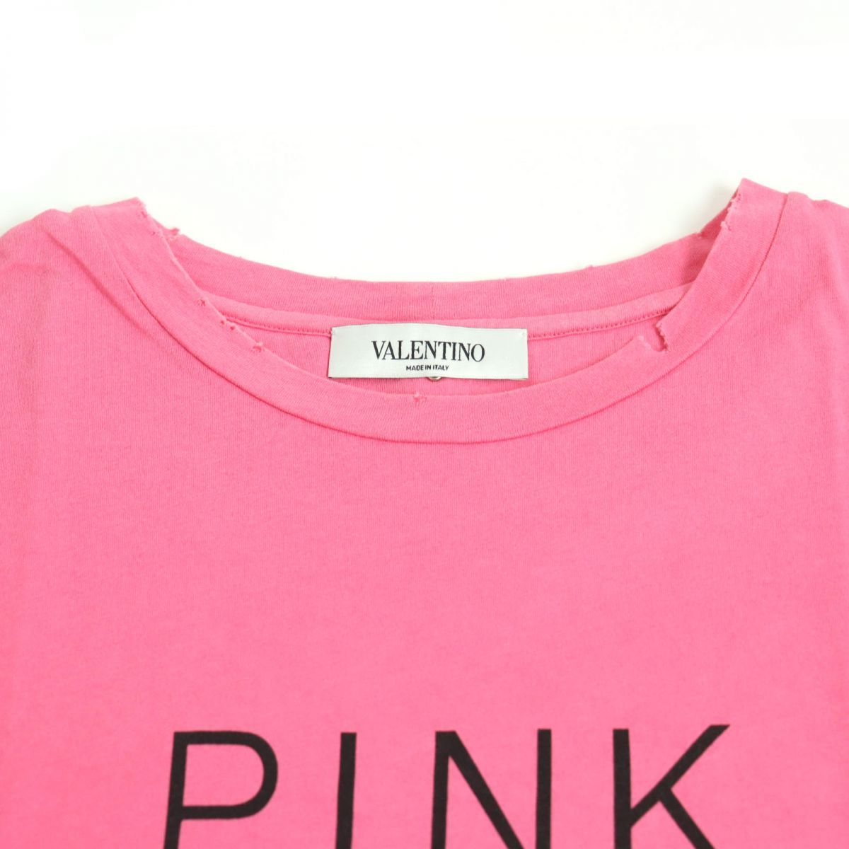 ヴァレンチノ×ジェイミー・リード プリント 半袖Tシャツ メンズ ピンク