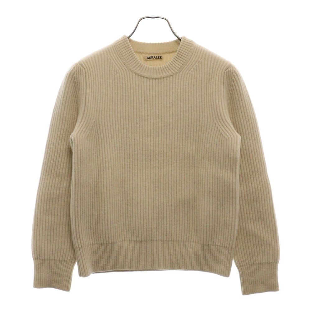 AURALEE (オーラリー) 15AW ウール カシミア混 クルーネックニット 