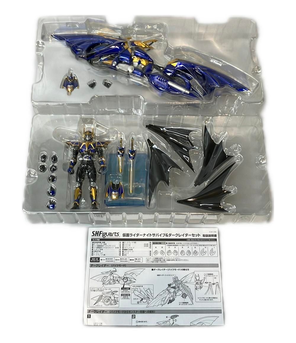BANDAI - BANDAI バンダイ/仮面ライダー ナイトサバイブ&amp;ダークレイダーセット「仮面ライダー龍騎」 魂ウェブ商店限定フィギュア/S.H.Figuarts/Sランク/69【中古】 抽選販売】S.H.Figuarts 仮面ライダーナイトサバイブ＆ダーク